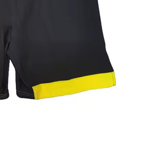 Shorts de bain pour hommes de qualité supérieure, noir et jaune, impression numérique, séchage rapide, sportifs, taille haute élastique, spandex, coupe-vent, imperméables - Product Image 5