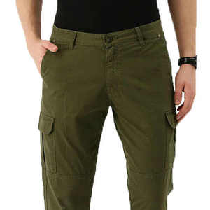 Pantalones Cargo de Lona Transpirables Personalizados de Alta Calidad para Hombre, Servicio OEM, Poliéster/Algodón Ecológico, Corte Recto Informal de Peso Medio - Product Image 5