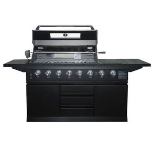 Cuisine extérieure Hyxion avec revêtement en poudre noire, barbecue à <span class=keywords><strong>gaz</strong></span> 6B - Product Image 2