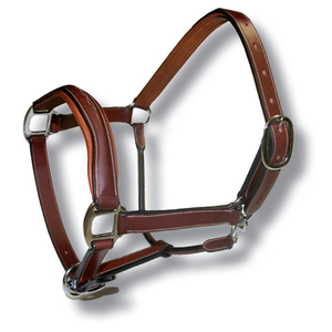 Licol en cuir de cheval le plus vendu en gros personnaliser couleur licou logo d'excellente qualité - Product Image 1