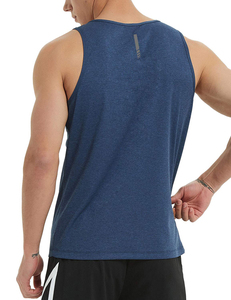 Débardeurs à bretelles larges pour hommes à prix compétitif gilets de sport à vente chaude sans manches Stringer Gym Wear débardeurs pour hommes - Product Image 4
