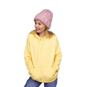 Sweat à capuche personnalisé élégant avec logo et épaules tombantes Sweat-shirt pour femmes design personnalisé Sweat-shirt à capuche unisexe surdimensionné avec épaules tombantes pour femme - Product Image 3