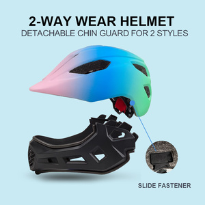 <span class=keywords><strong>Casco</strong></span> de Bicicleta Integral para Niños con Protector de Barbilla Extraíble, Carcasa de EPS y PC para BMX, Ciclismo, Patinaje y Deportes al Aire Libre - Product Image 3