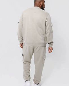 Venta al por mayor hombres Slim Fit ropa deportiva transpirable algodón chándales deportes de invierno pantalones de chándal inferior ecológico Jogging Suit - Product Image 3