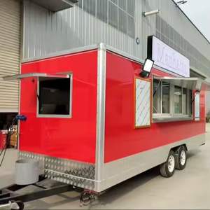 OEM Customized Catering Trailers CE <b>Certificated</b> Mobile Food Truck Cart for Sale for Snack Food on the Street - Product Image 1