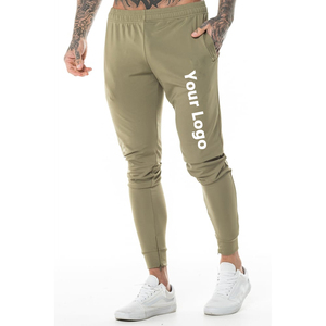 Pantalon de jogging de sport décontracté pour hommes pantalon de survêtement en coton avec logo personnalisé vente en gros bas quantité minimale de commande tissu de dernière conception personnalisé prix - Product Image 1