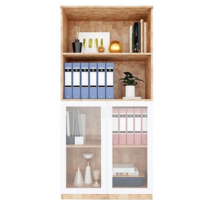 Minimilist Freestanding Glass Door Filing <b>Cabinet</b> 80x40x166cm for Office/Workshop-THS68039 - Product Image 1