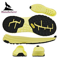 Vente en gros de semelles de chaussures de sport MD de l'usine Jinjiang semelles de chaussures de sport en caoutchouc pour hommes semelles de chaussures de sport en caoutchouc
