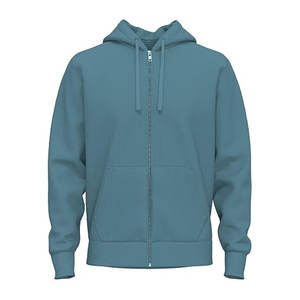 Sudaderas con capucha y suéteres/sudaderas con capucha unisex mezclado ecológico venta al por mayor de hombres de color sólido informal de manga larga con capucha - Product Image 1