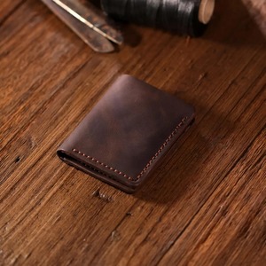 Suministro directo de fábrica Cartera de cuero de estilo de lujo con compartimento para monedas con cremallera y ranuras para tarjetas adicionales disponibles al mejor precio - Product Image 1