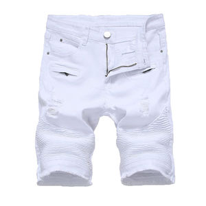 Nouveau produit Short en jean de haute qualité Short d'été pour homme avec couleur personnalisée et logo Short décontracté pour homme avec poches OEM - Product Image 1