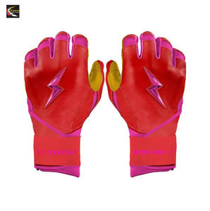 ถุงมือตีเบสบอลหนัง cabretta ถุงมือยาวแบบโบลต์สำหรับ100% มืออาชีพตามสั่ง - Product Image 1