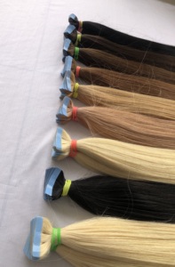 Top Premium Aligné Remy Péruvienne Vierge Extension de Cheveux Humains Meilleure Qualité En Gros Cuticule Couleur Droite Bande Vague Trame - Product Image 5