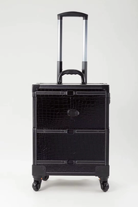 <span class=keywords><strong>Valise</strong></span> à cosmétiques en cuir PU personnalisée <span class=keywords><strong>Valise</strong></span> à roulettes multifonctionnelle pour le <span class=keywords><strong>rangement</strong></span> des bijoux - Product Image 6