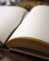 LABON Cahier de notes en lin brodé Rose Rose Fleurs Cadeau personnalisé Livre journal fait main