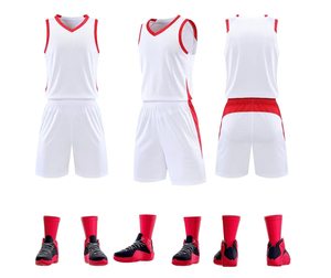 Maillots de basket-ball personnalisés de haute qualité pour hommes costumes uniformes d'équipe respirants avec prix raisonnable et conception de logo - Product Image 1
