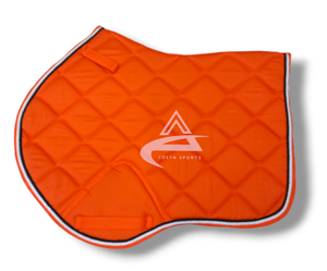 Coussin de selle en coton anti-rétrécissement respirant avec remplissage en mousse grande taille pour tapis de selle de course de chevaux de saut équestre - Product Image 1