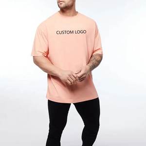 Camiseta de algodón 100% de peso pesado para hombre, camiseta de gran tamaño con hombros caídos, calidad de lujo, 220 gramos, camiseta de diseño con logotipo personalizado en blanco para hombre - Product Image 4