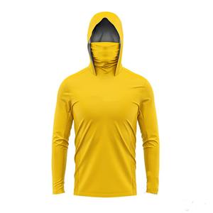 Personalizado bajo MOQ sublimación Impresión de secado rápido poliéster rendimiento pesca Sudadera con capucha UPF 50 camisa de pesca con capucha - Product Image 3