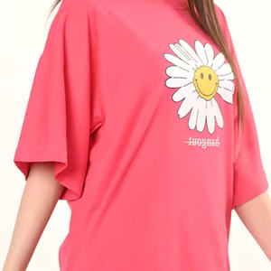 Camiseta de alta calidad Fibra de algodón Tallas grandes Camisetas para hombres Marca de moda Logotipo personalizado Camisetas gráficas Dtg Serigrafía - Product Image 3