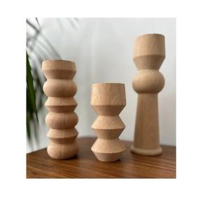 Vente chaude De Luxe En Bois Bougeoirs Ensemble À La Main Conception Élégante pour Les Mariages Qualité Métal Matériel À Bas Prix Cadeau Inde - Product Image 6