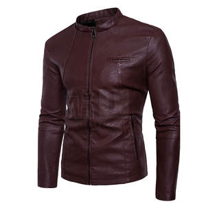 Veste en cuir pour hommes au design unique Veste d'hiver en cuir pour hommes taille personnalisée Streetwear du meilleur style - Product Image 1