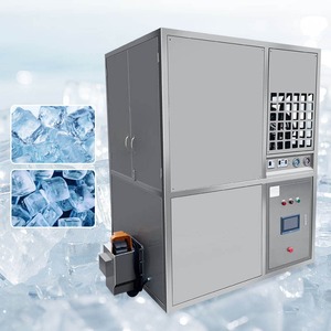 Máquina de Hielo Comercial de Acero Inoxidable con Enfriamiento por Aire, Alta Productividad, Automática, 200 kg, 440 lb, para Bebidas - Product Image 4