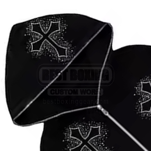 Producto en línea de alta calidad Nuevo artículo Sudadera con capucha de diamantes de imitación de mezcla de algodón Ropa de moda Ropa cómoda Sudaderas con capucha de diamantes de imitación - Product Image 3