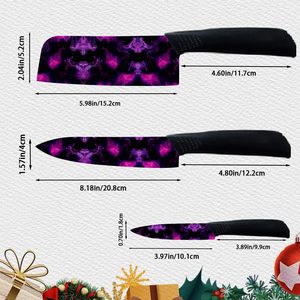 Couteau de chef en céramique avec manche en plastique, design ambidextre, compatible lave-vaisselle, prix d'usine, fait main, vente en gros commerciale, livraison gratuite - Product Image 2