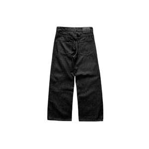 Jeans Rectos de Mezclilla Negra, Algodón Vietnamita, Unisex, Jeans para Hombre, Ropa Unisex - Product Image 5