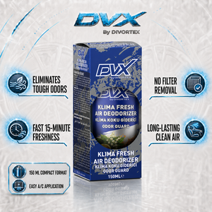 Désodorisant et purificateur d'air pour voiture DVX (150ml) en aluminium certifié ISO9001 - Product Image 2