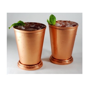 Nouveau design top menthe Julep tasses menthe julep tasses argent julep tasse pour la décoration de mariage fête événement décor fabrication de l'Inde - Product Image 3