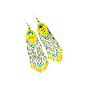 Pendientes Bordados, Pendientes con Cuentas Bordadas, Pendientes de Bordado con Cuentas, Hechos a Mano, Totalmente Personalizables - Product Image 3