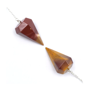 Mookaite Jasper ลูกตุ้มคริสตัลธรรมชาติสำหรับรักษาลูกตุ้ม - Product Image 6