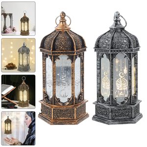Eid Ramadan Mubarak lanterna decorativa appesa a lanterna candelabro a LED piccole lanterne per <span class=keywords><strong>feste</strong></span> <span class=keywords><strong>islamiche</strong></span> musulmane Eid - Product Image 5