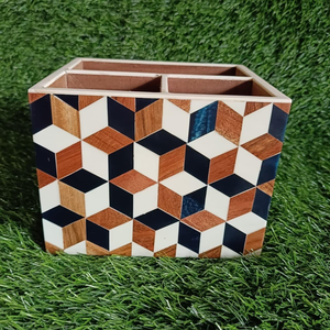 Porte-stylo personnalisé artisanal en os et résine incrustée pour cadeau, maison, école, bureau, restaurants, utilisation avec un calendrier - Product Image 4