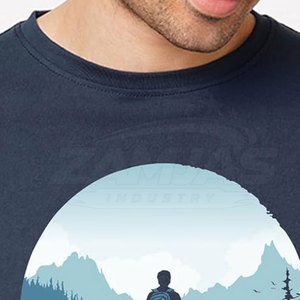 T-shirts imprimés graphiques pour hommes respirants et à séchage rapide avec logo personnalisé, T-shirts imprimés graphiques pour hommes élégants et de haute qualité - Product Image 6