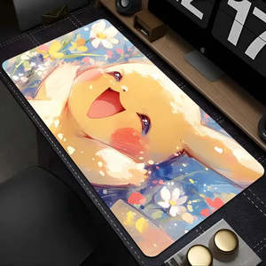 XXL Pikachu <b>Custom</b> Printed <b>Mouse</b> Mat Square Wireless Charging Desk Play Mat with Waterproof Feature Cartoon Style in Stock! - Product Image 4