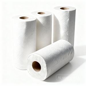 Rollos de Papel de Cocina Altamente Absorbentes, Papel Tisú Desechable Suave y Grueso para Cocinar, Limpiar y Manipular Alimentos en el Hogar - Product Image 5
