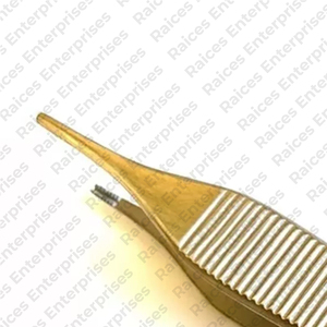 Venta directa de fábrica, pinzas de tejido marrón Adson, juego de instrumentos quirúrgicos de acero inoxidable, precio - Product Image 4