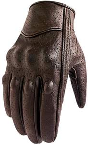 Guantes de carreras de cuero perforado de piel de vaca personalizables de alta calidad para verano caliente dedos transpirables deportes Motocross - Product Image 4