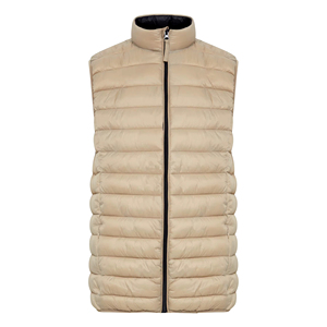 Logotipo personalizado Chalecos en blanco de invierno Unisex al aire libre Espesar Burbuja Abrigo Cremallera Bolsillo Sin mangas Chaqueta Puffer Chaleco Hombres Servicio OEM. - Product Image 2