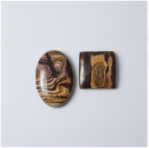 Cabochon de jaspe naturel de l'Outback, de haute qualité, lisse et poli, pierre précieuse de quartz en vrac, accessoire de bijouterie fait à la main, formes variées - Product Image 1