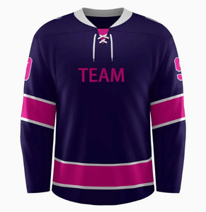 Ensemble de maillot de hockey sur glace personnalisé avec pantalon OEM ODM Teamwear Design personnalisé pour les équipes sportives professionnelles - Product Image 5