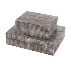 Boîte d'incrustation d'os décorative à la demande stockage élégant disponible pour la quantité en vrac - Product Image 3