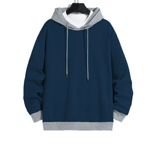 Sudadera con Capucha de Forro Polar de Manga Larga en Oferta, Colección de Invierno, Tinte Liso, 300g, Transpirable, Poliéster/Algodón, Corte Regular para Hombre - Product Image 5