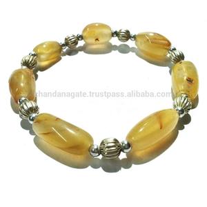 <b>Bracelet</b> Indian Yellow Carnelian Design Crystal <b>Bracelet</b> Natural Gemstone Fashion Jewelry <b>Men</b> and Women Gift Energy Meditation - Product Image 5