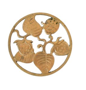 Gold Aluminum Eco-Friendly Customized <b>Trivet</b> Decorative Contemporary Design Hot Pad Kitchen Dining Table Home Decor Pot - Product Image 4