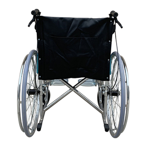 <span class=keywords><strong>Silla</strong></span> <span class=keywords><strong>de</strong></span> <span class=keywords><strong>Ruedas</strong></span> Plegable Ajustable con Marco <span class=keywords><strong>de</strong></span> Acero al Carbono Plateado, Rueda Trasera <span class=keywords><strong>de</strong></span> 24 Pulgadas, Freno <span class=keywords><strong>de</strong></span> Mano Galvanizado, Alta Calidad, Mejor Precio, CE - Product Image 4