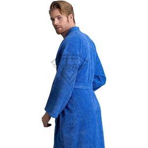 2025 Plus Size Winter Lovers Luxury Warm Long Velvet Plush <b>Spa</b> Bathrobe Men And Women Fleece Bath <b>Robes</b> Dressing For Men's - Product Image 4